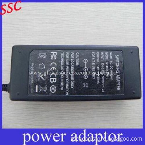 AC/DC Switching Power Adapter with UL, CUL, GS,CE, FCC and TUV Certificates